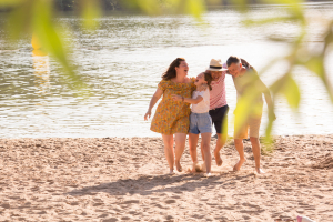 retrouvailles familiales au Lac du Causse