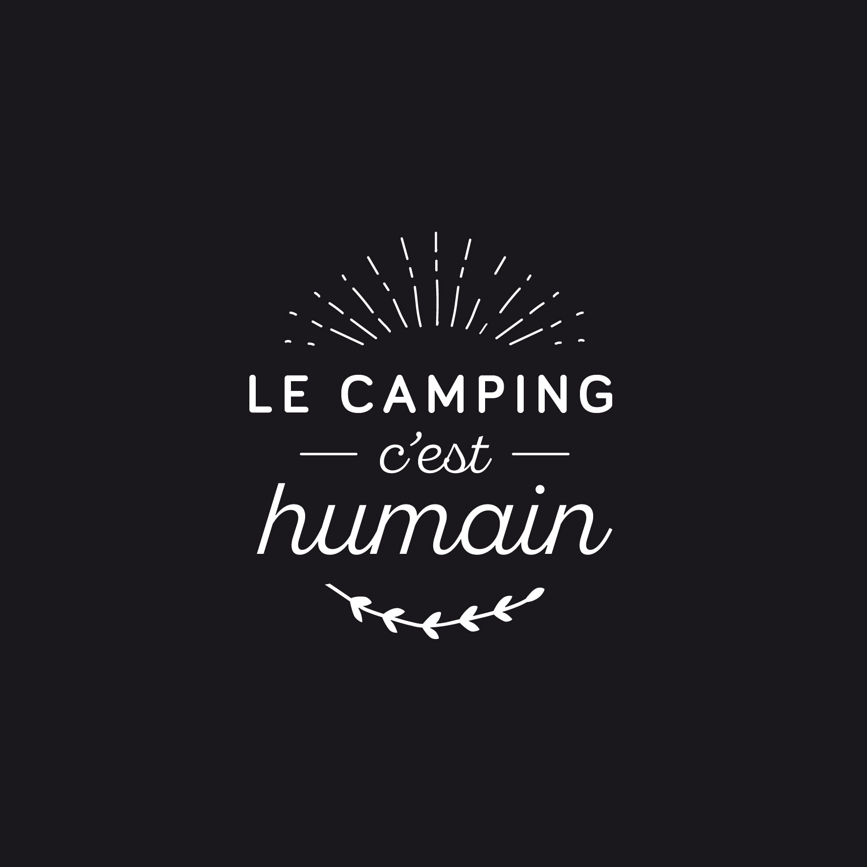 Flower Camping, camping is human