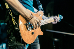 Photo d'un guitariste