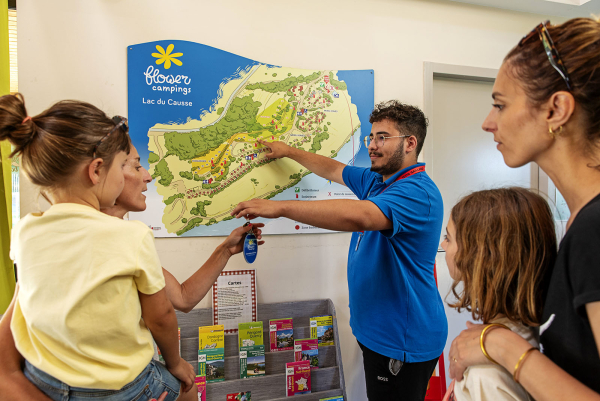 flower reception service camping du lac du causse